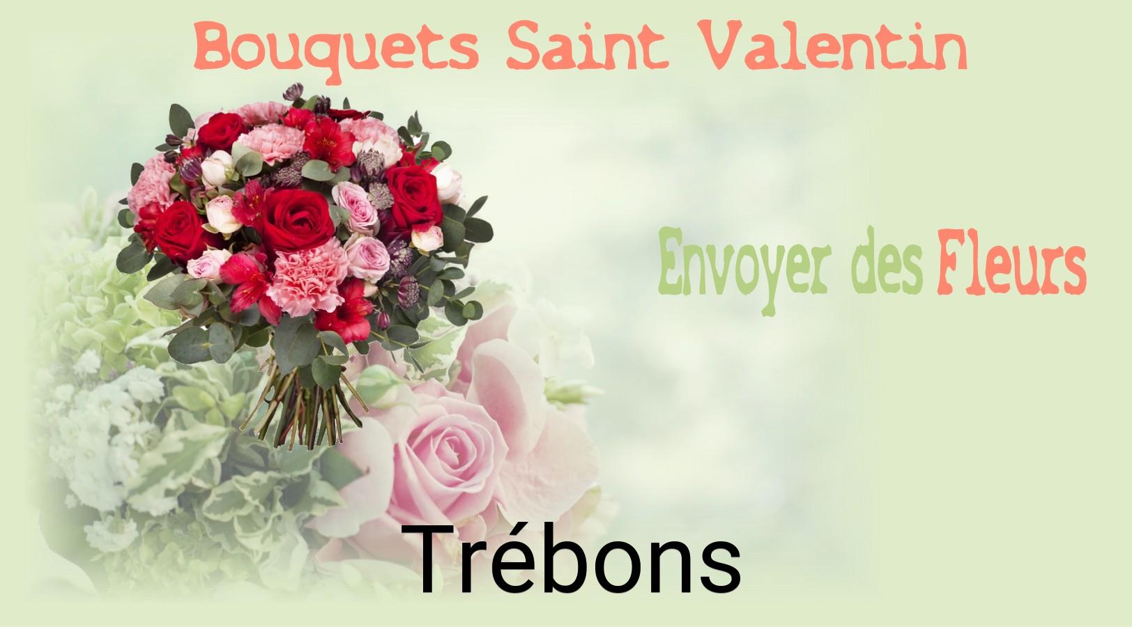 Roses de Saint-Valentin livrées à Trébons